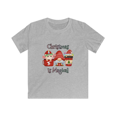 Christmas Gnome Kids Softstyle Tee