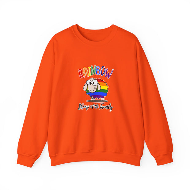 Rainbow Sheep Unisex Heavy Blend™ Crewneck Sweatshirt