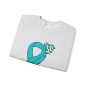 Teal Ribbon Unisex Heavy Blend™ Crewneck Sweatshirt