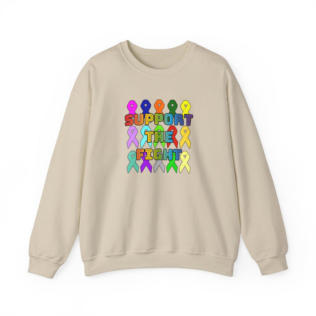 Support the Fight Unisex Heavy Blend™ Crewneck Sweatshirt