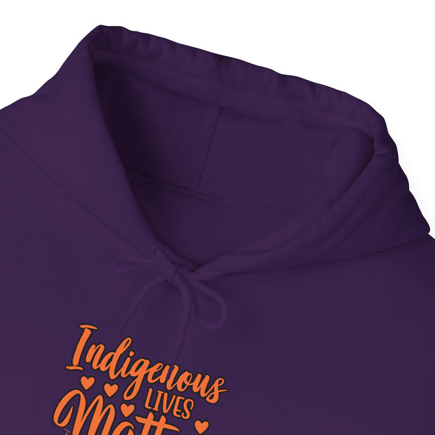 Indigenous Lives Matter Unisex Heavy Blend™ Hooded Sweatshirt