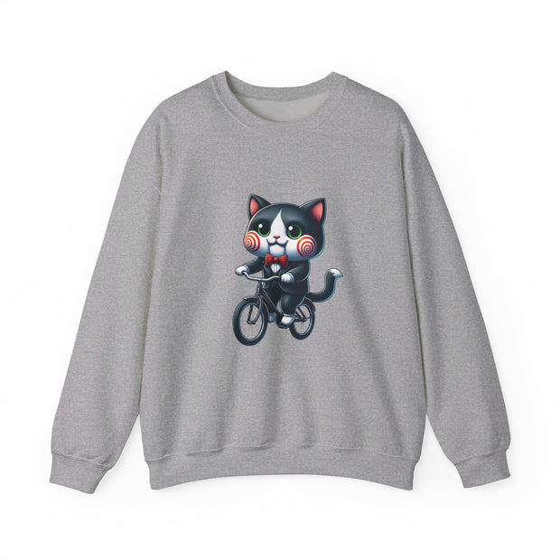 Horror Movie Cats Unisex Heavy Blend™ Crewneck Sweatshirt