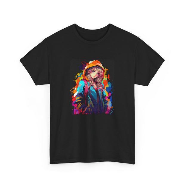 Graffiti Anime Girls Unisex Heavy Cotton Tee