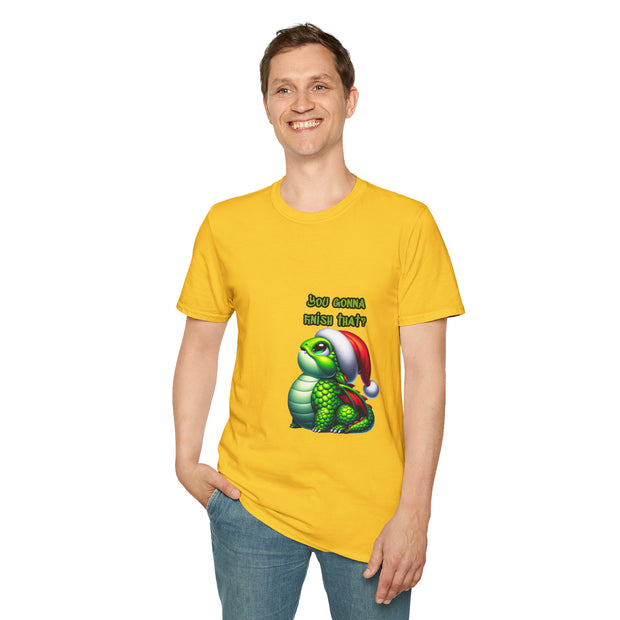 Christmas Dragon Unisex Softstyle T-Shirt