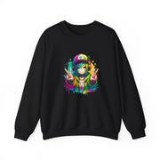 Graffiti Anime Girls Unisex Heavy Blend™ Crewneck Sweatshirt