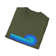 Semicircle Striped Unisex Softstyle T-Shirt
