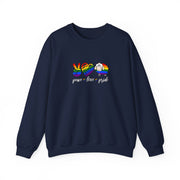 Peace Love Pride Unisex Heavy Blend™ Crewneck Sweatshirt