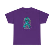 Family Support Ovarian Cancer Unisex Heavy Cotton Tee