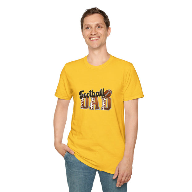 Football Dad Unisex Softstyle T-Shirt