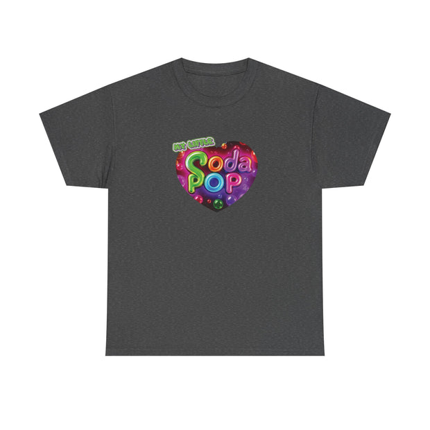Soda Pop Heart Tee - Vintage Unisex Cotton T-Shirt, Casual Wear, Retro Graphic Tee, Gift for Soda Lovers, Summer Fashion