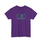 Ovarian Cancer Support Squad Unisex Heavy Cotton Tee