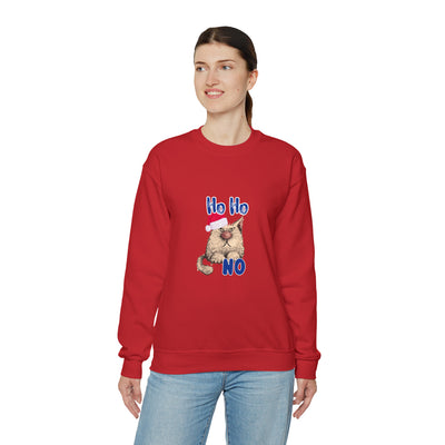 Christmas cat Unisex Heavy Blend™ Crewneck Sweatshirt