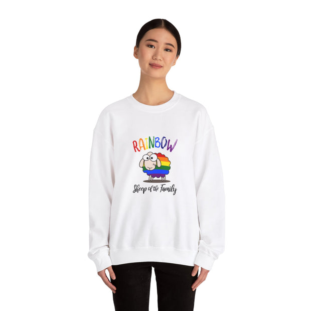 Rainbow Sheep Unisex Heavy Blend™ Crewneck Sweatshirt