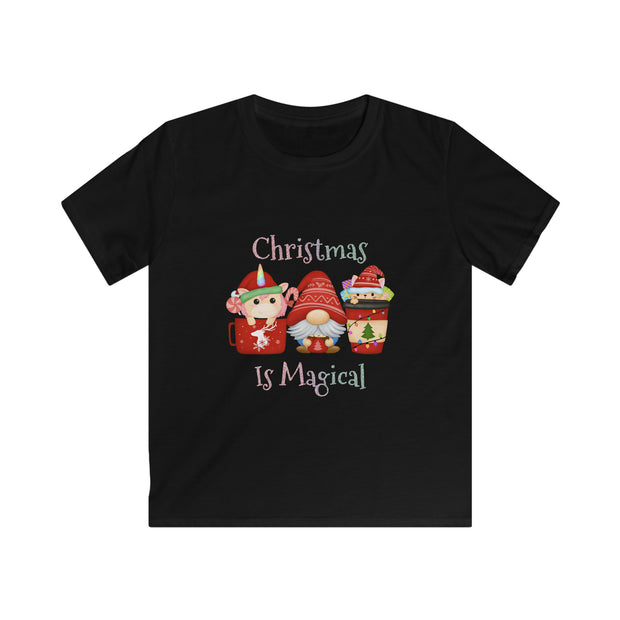 Christmas Gnome Kids Softstyle Tee