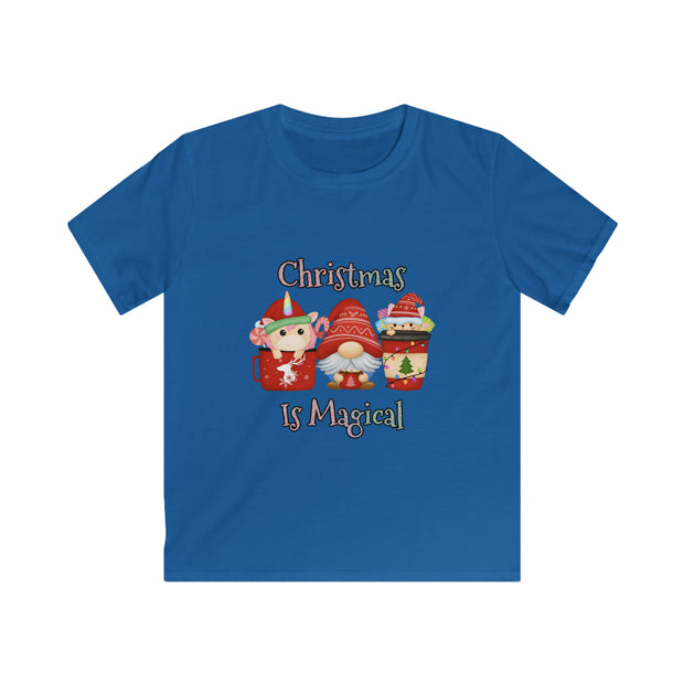 Christmas Gnome Kids Softstyle Tee