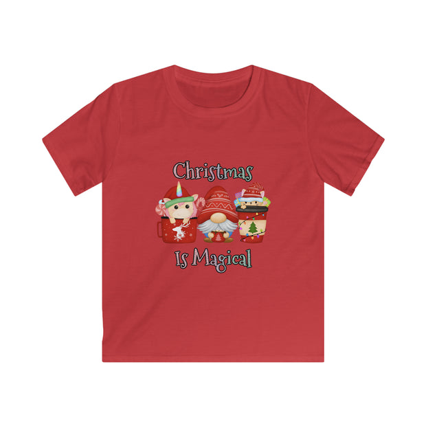 Christmas Gnome Kids Softstyle Tee