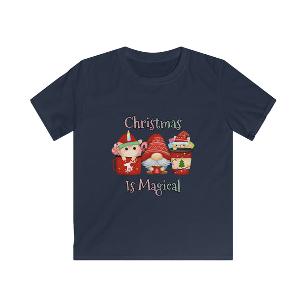 Christmas Gnome Kids Softstyle Tee
