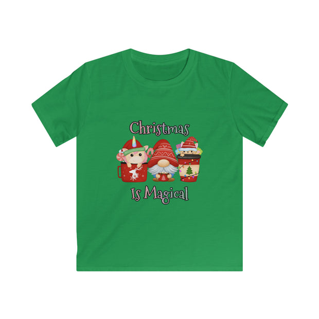 Christmas Gnome Kids Softstyle Tee