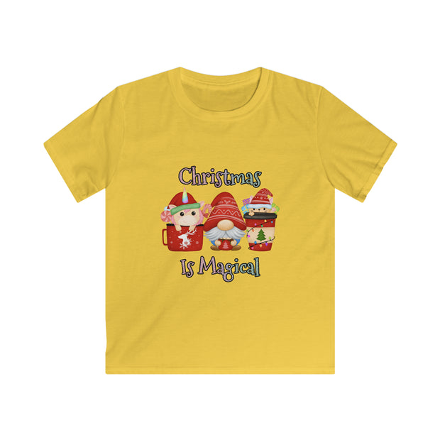 Christmas Gnome Kids Softstyle Tee