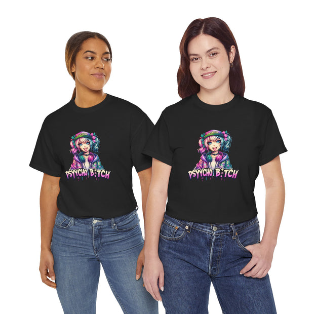 Graffiti Anime Girls Unisex Heavy Cotton Tee