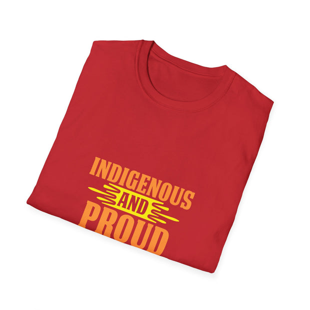 Indigenous and Proud Unisex Softstyle T-Shirt