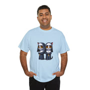 Horror Movie Cats Unisex Heavy Cotton Tee