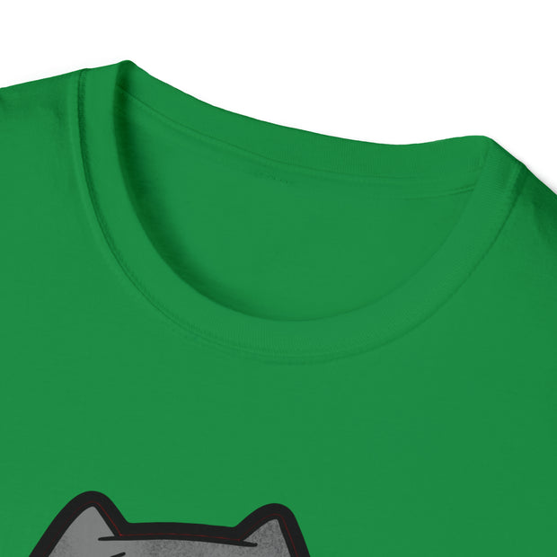 Christmas cat Unisex Softstyle T-Shirt