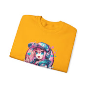 Graffiti Anime Girls Unisex Heavy Blend™ Crewneck Sweatshirt