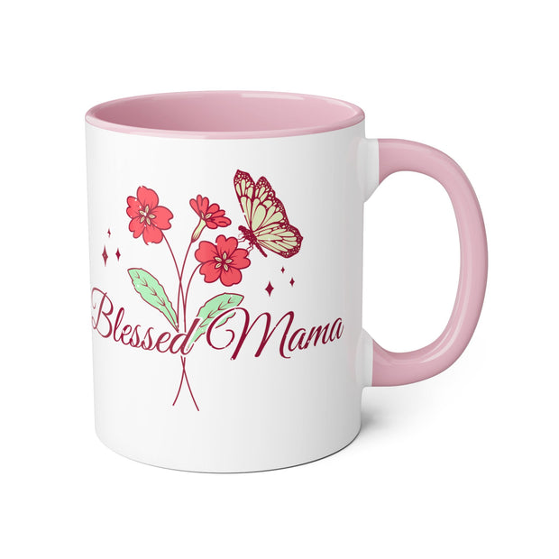 Blessed Mama Accent Mugs, 11oz