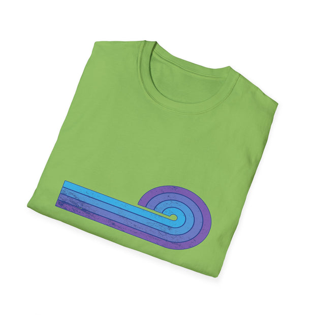 Semicircle Stripes Unisex Softstyle T-Shirt