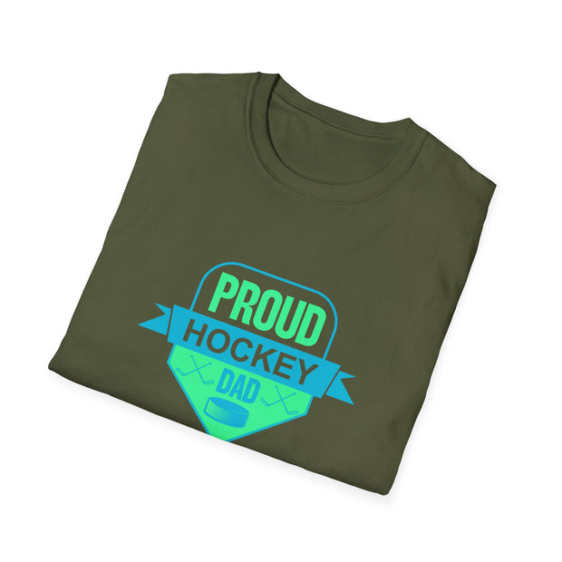 Proud Hockey Dad Unisex Softstyle T-Shirt
