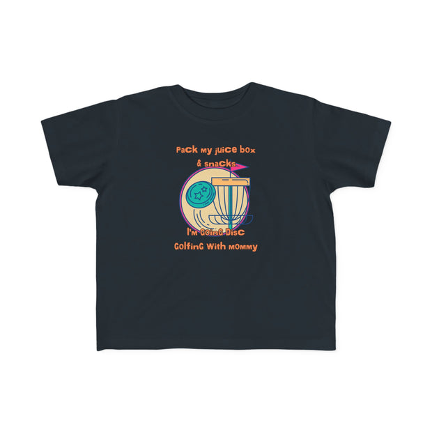 Disc Golf with Mommy Toddler's Fine Jersey Tee