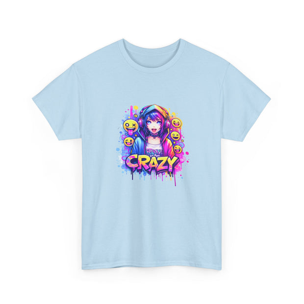 Graffiti Anime Girls Unisex Heavy Cotton Tee