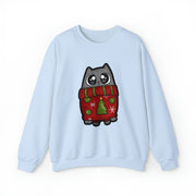 Christmas cat Unisex Heavy Blend™ Crewneck Sweatshirt