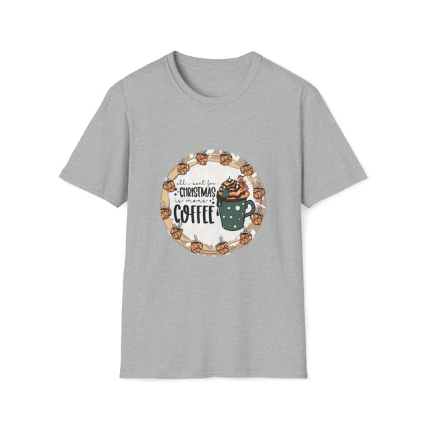 Christmas Coffee Unisex Softstyle T-Shirt