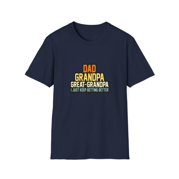 Dad Grandpa Great Grandpa Unisex Softstyle T-Shirt