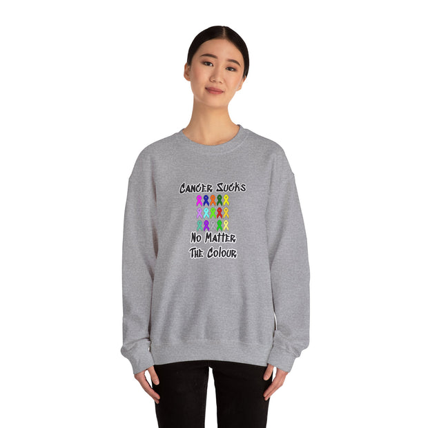 Cancer Sucks Unisex Heavy Blend™ Crewneck Sweatshirt