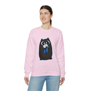 Christmas cat Unisex Heavy Blend™ Crewneck Sweatshirt