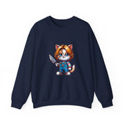Horror Movie Cats Unisex Heavy Blend™ Crewneck Sweatshirt