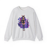 Anime Female Demon Unisex Heavy Blend™ Crewneck Sweatshirt