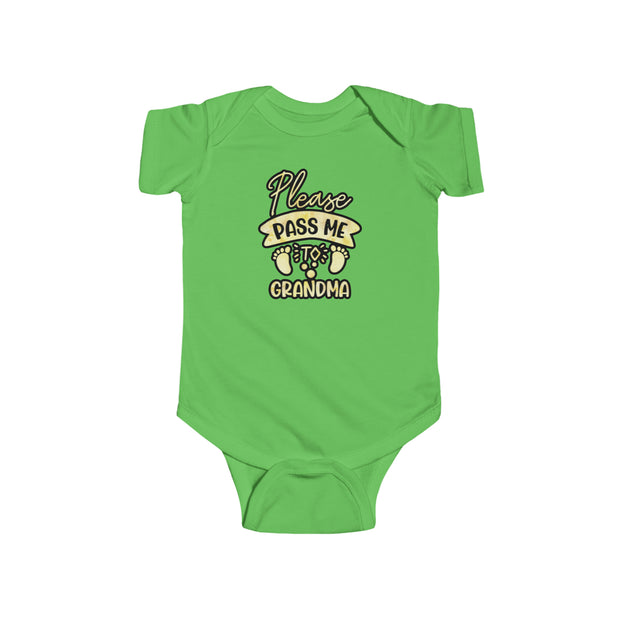Pass me to Grandma Infant Fine Jersey Bodysuit
