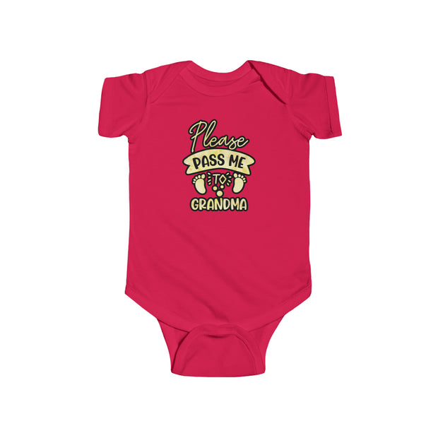 Pass me to Grandma Infant Fine Jersey Bodysuit