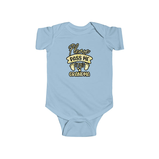 Pass me to Grandma Infant Fine Jersey Bodysuit