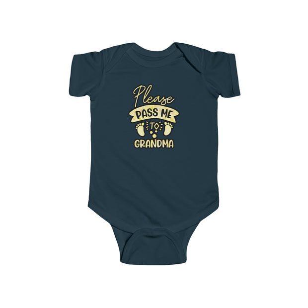 Pass me to Grandma Infant Fine Jersey Bodysuit