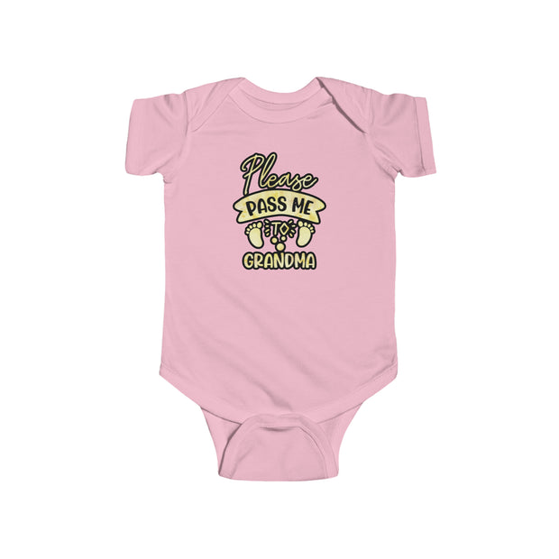 Pass me to Grandma Infant Fine Jersey Bodysuit