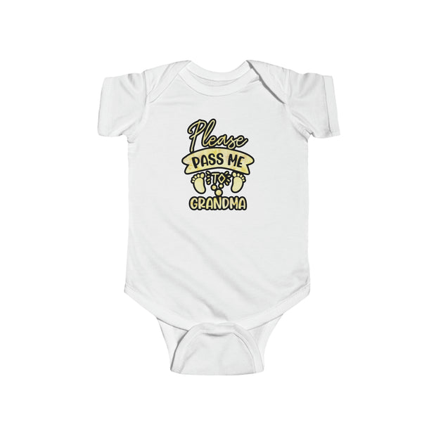 Pass me to Grandma Infant Fine Jersey Bodysuit