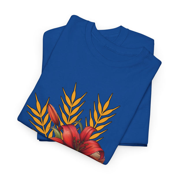Saskatchewan Lily Unisex Heavy Cotton Tee