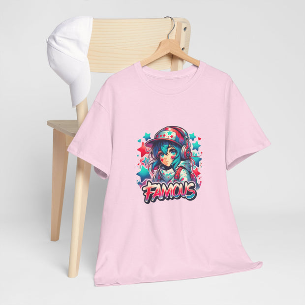 Graffiti Anime Girls Unisex Heavy Cotton Tee