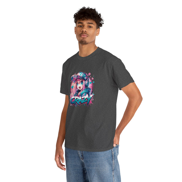 Graffiti Anime Girls Unisex Heavy Cotton Tee