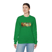 Golden Musical Notes Unisex Heavy Blend™ Crewneck Sweatshirt